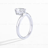 3CT Pear East-West Ring