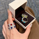 Colored Gemstone Ring