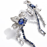 Luxury Blue Sapphire Earrings