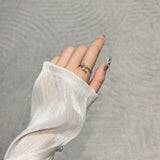 Mini Moissanite Adjustable Ring