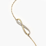 Infinity Symbol Moissanite Necklace