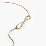Infinity Symbol Moissanite Necklace