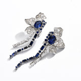 Luxury Blue Sapphire Earrings