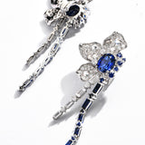 Luxury Blue Sapphire Earrings