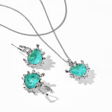 Paraiba Gemstone Sea Blue Heart Jewelry