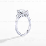 3CT Marquise Cut Moissanite Ring