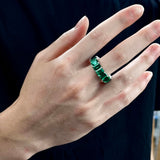 LAB EMERALD ETERNTTY BAND RING