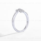 Cluster Promise Moissanite Ring