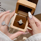 2CT Pear Engagement Ring