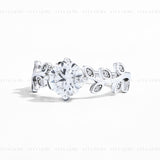 Lucky Leaf Moissanite Ring