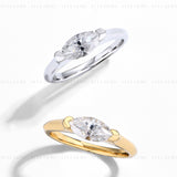 1 CT Marquise Moissanite Ring