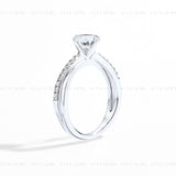 Four Claws Moissanite Ring