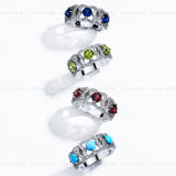 Colored Gemstone Ring