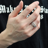 Round Pave Moissanite Ring