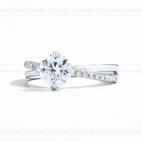 Four Claws Moissanite Ring