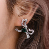 Emerald French Clip Earrings