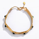Green Nano Bead Bracelet