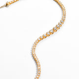 Luxury Tennis Bracelet with Bezel