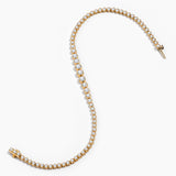Luxury Tennis Bracelet with Bezel
