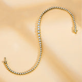 Luxury Tennis Bracelet with Bezel