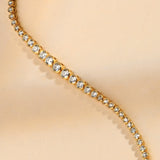 Luxury Tennis Bracelet with Bezel