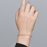 Luxury Tennis Bracelet with Bezel