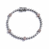 Cluster Illusion Moissanite Bracelet