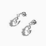 K Gold Huggie Earrings