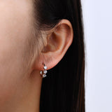 K Gold Huggie Earrings