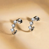 K Gold Huggie Earrings