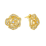 Rose Stud Earrings