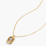Emerald Moissanite Shiny Necklace