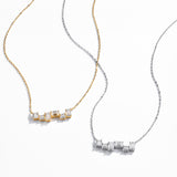 Emerald Bar Necklace