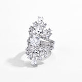Luxury White Moissanite Ring