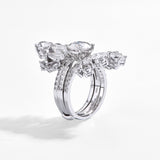 Luxury White Moissanite Ring