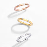 Round Tension Engagement Ring