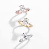 Oval Moissanite Ring