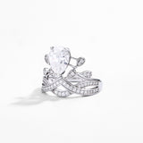 2.0CT Crown Engagement Ring