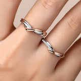 Duo Twist 14K Diamond Ring
