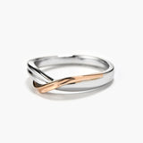 Duo Twist 14K Diamond Ring