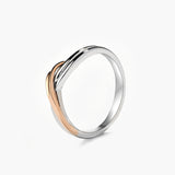 Duo Twist 14K Diamond Ring