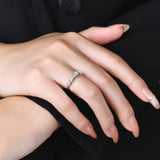Mixed Shape Moissanite Diamond Ring