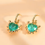 Paraiba Gemstone Sea Blue Heart Jewelry