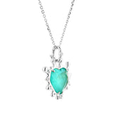 Paraiba Gemstone Sea Blue Heart Jewelry