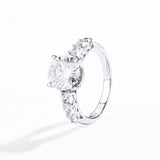 3CT Hidden Halo Engagement Ring