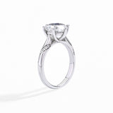2CT Solitaire Moissanite Ring