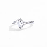 1 Carat Moissanite Tension Engagement Ring