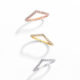 Eternity Bridge Moissanite Ring