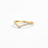 Eternity Bridge Moissanite Ring