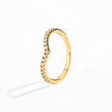 Eternity Bridge Moissanite Ring